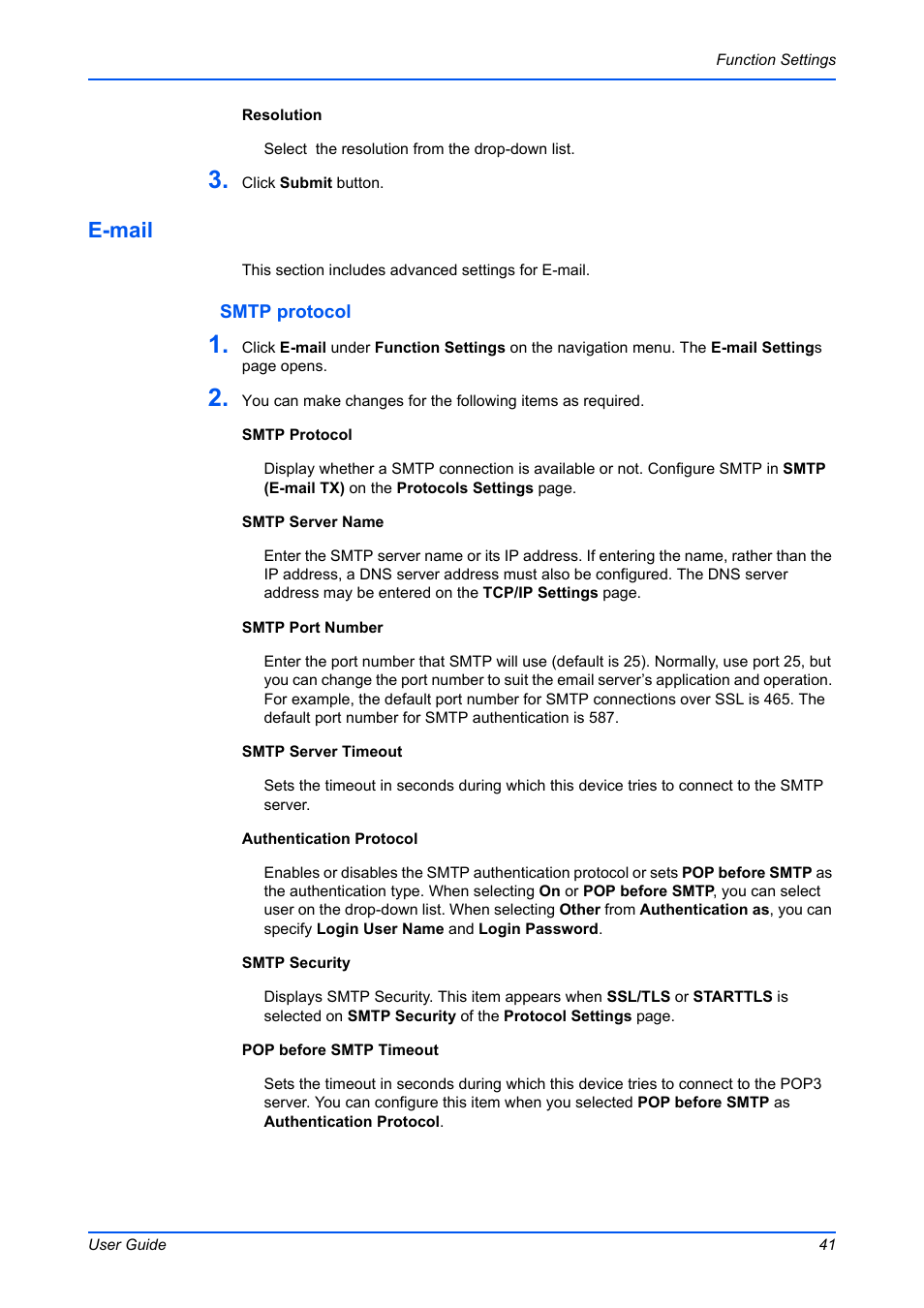 E-mail | Kyocera Command Center RX User Manual | Page 45 / 118