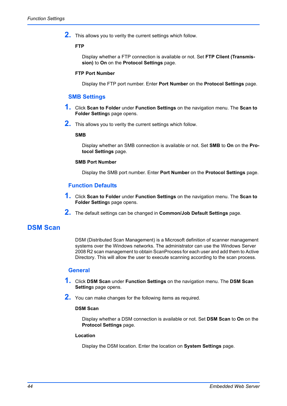 Dsm scan | Kyocera Command Center RX User Manual | Page 48 / 118