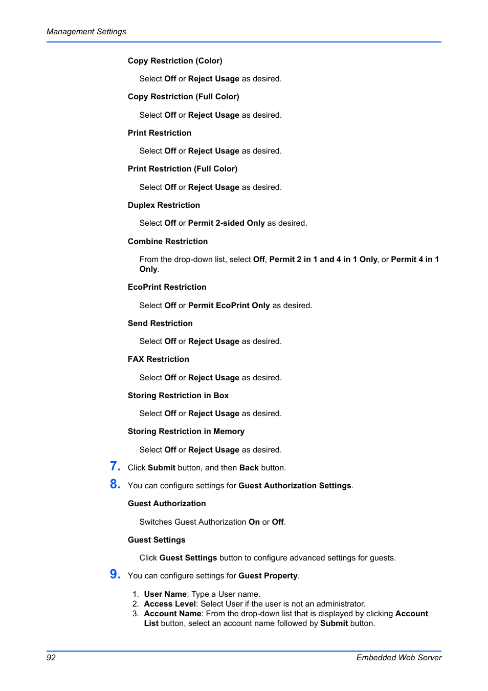 Kyocera Command Center RX User Manual | Page 96 / 118
