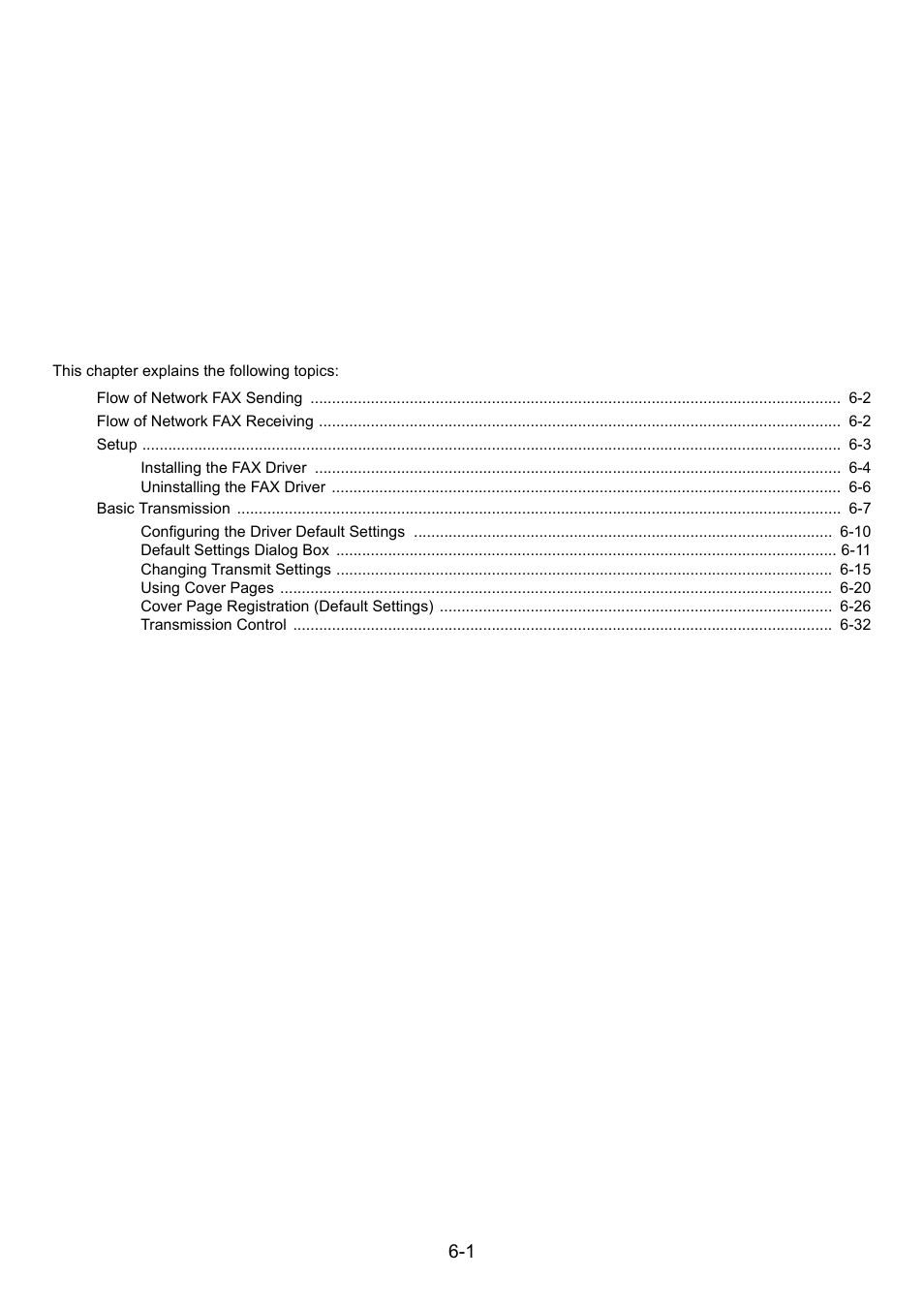 6 sending faxes from pc, Sending faxes from pc -1, Sending faxes from pc | 6sending faxes from pc | Kyocera FAX System 12 User Manual | Page 136 / 258