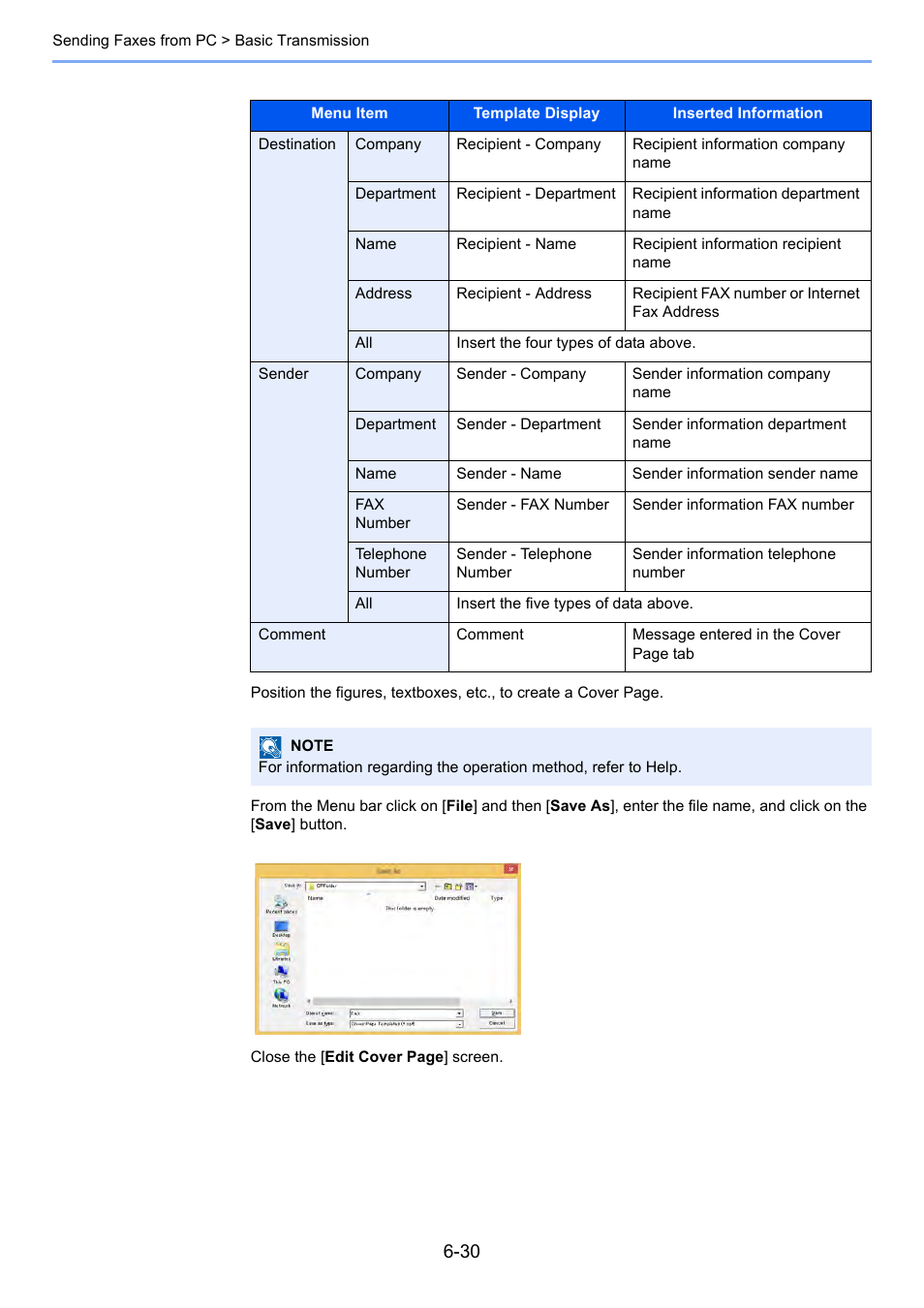 Kyocera FAX System 12 User Manual | Page 165 / 258