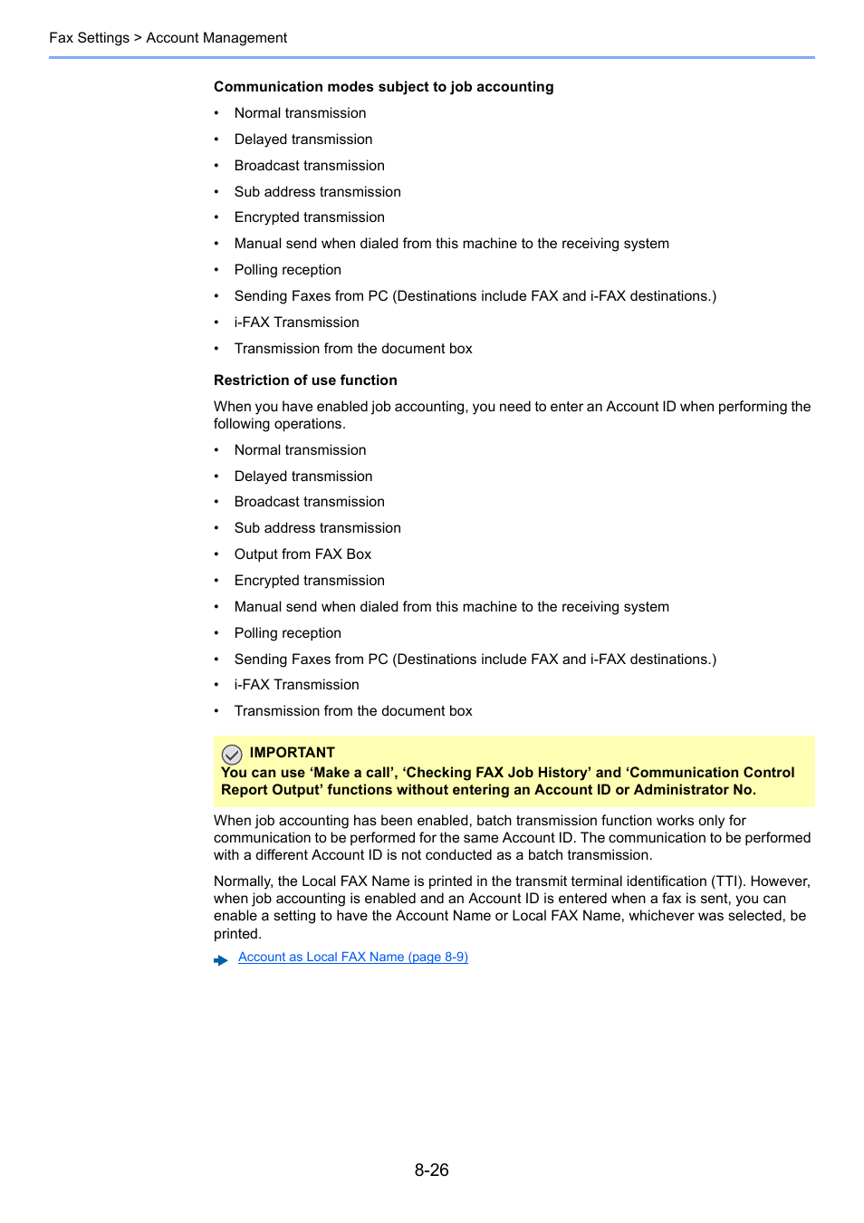 Kyocera FAX System 12 User Manual | Page 206 / 258