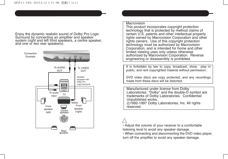 Connecting to optional equipment | Daewoo DPC - 7400P User Manual | Page 10 / 30