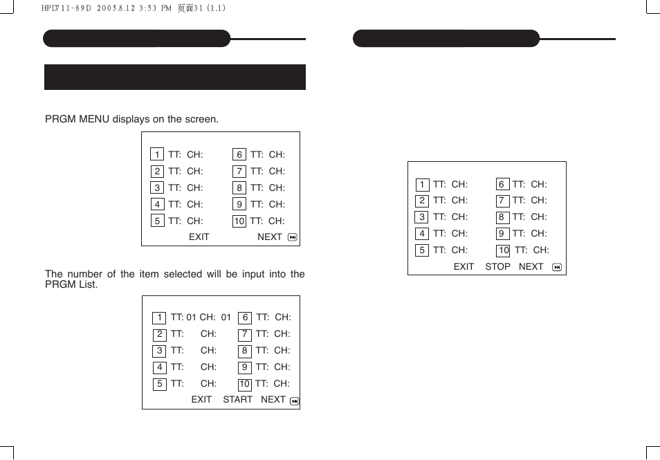 Playing in favorite order | Daewoo DPC - 7400P User Manual | Page 17 / 30