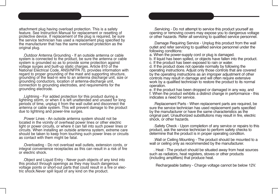 Safety information | Daewoo DPC - 7400P User Manual | Page 4 / 30