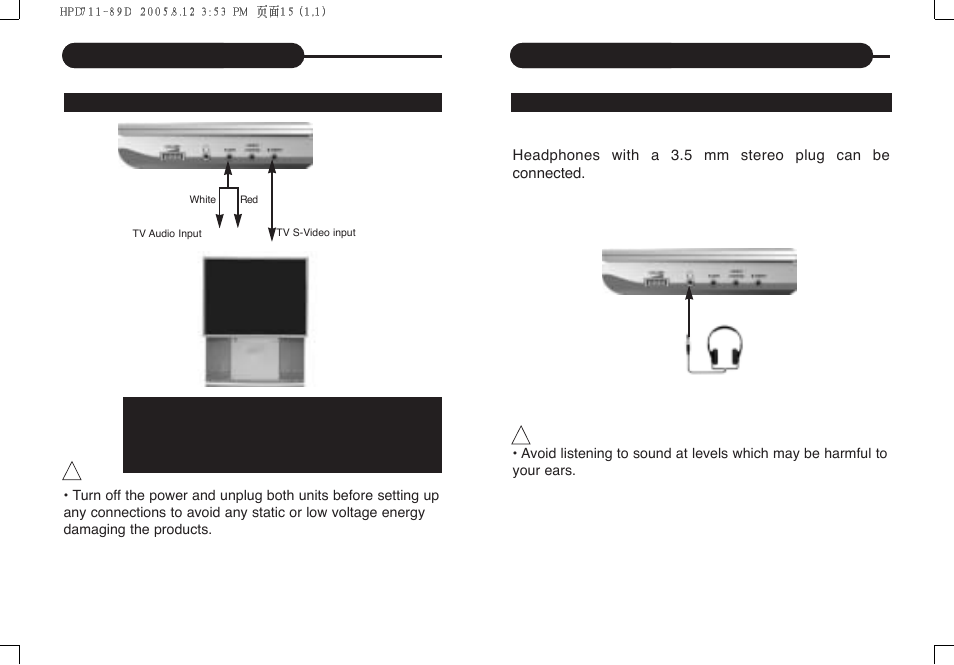 Connecting to optional equipment, Connecting to a tv | Daewoo DPC - 7400P User Manual | Page 9 / 30