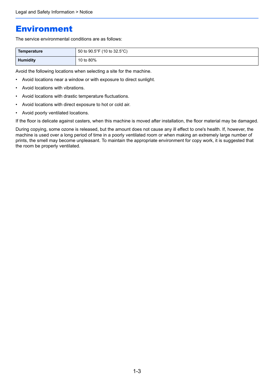 Environment, Environment -3 | Kyocera Ecosys m2040dn User Manual | Page 34 / 410