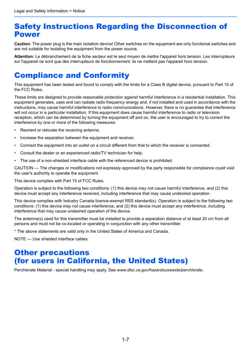 Compliance and conformity | Kyocera Ecosys m2040dn User Manual | Page 38 / 410