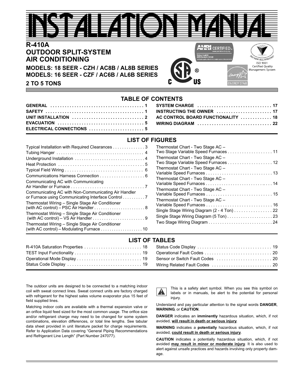 Thermo Pride Premiere XT 16 SEER User Manual | 24 pages