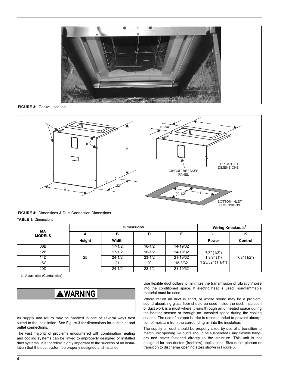 Thermo Pride Air Handler MA User Manual | Page 4 / 32