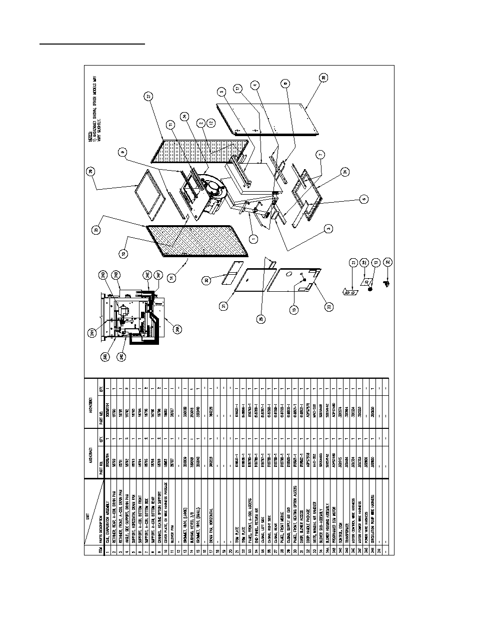 Thermo Pride Air Handlers ECM Blower 13/14 SEER (AH2) User Manual | Page 31 / 32