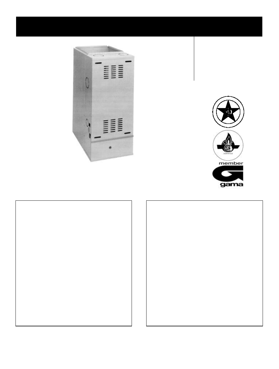 Thermo Pride Thermo Pace Downflow/Horizontal Furnace (CSA) User Manual | 32 pages