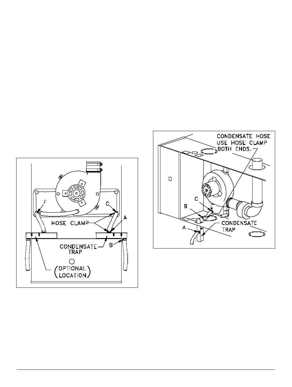 Drain trap instructions-- downflow position | Thermo Pride Thermo Pace Downflow/Horizontal Furnace (CSA) User Manual | Page 18 / 32