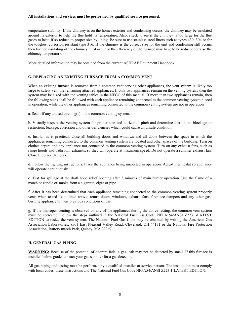 Thermo Pride Gas/Propane Furnace PGL User Manual | Page 10 / 38