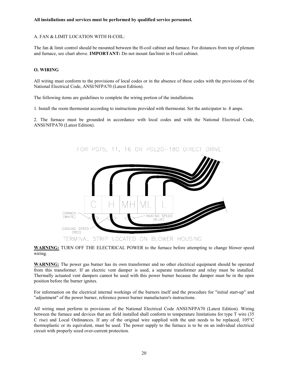 Thermo Pride Gas/Propane Furnace PGL User Manual | Page 22 / 38