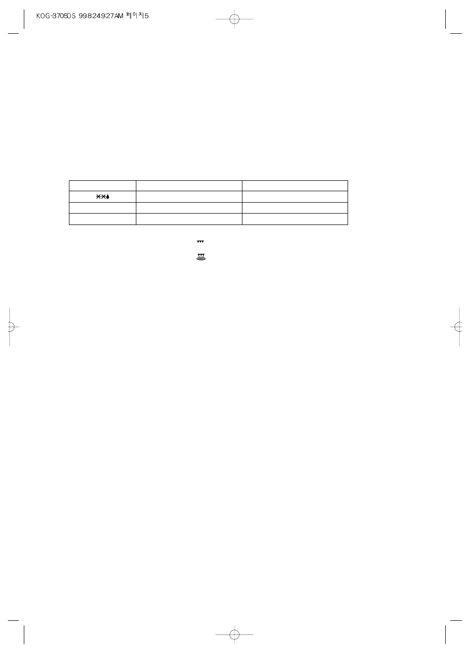 Operation, Cooking utensils | Daewoo KOG-3705 User Manual | Page 6 / 8