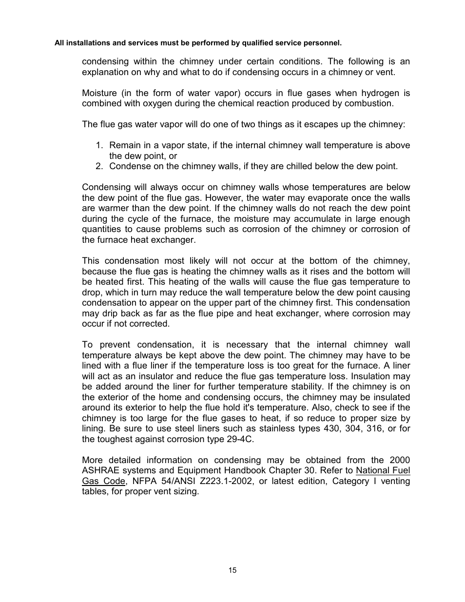 Thermo Pride Gas/Propane Furnace Induced Draft Highboy/Counterflow/Horizontal MHA1 User Manual | Page 18 / 61