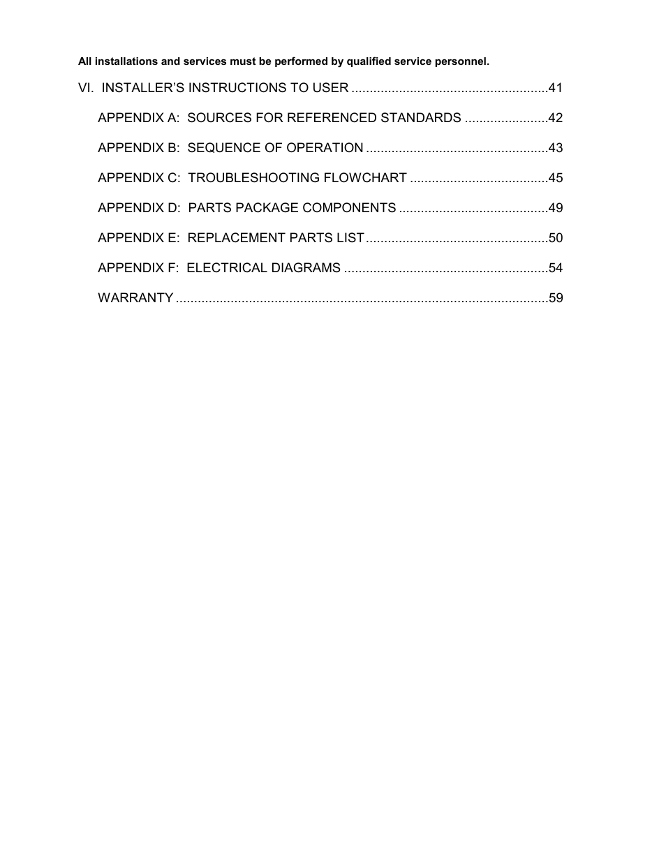 Thermo Pride Gas/Propane Furnace Induced Draft Highboy/Counterflow/Horizontal MHA1 User Manual | Page 3 / 61