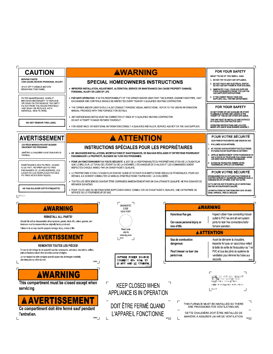 Thermo Pride Gas/Propane Furnace Mobile Home CMC1 User Manual | Page 3 / 64
