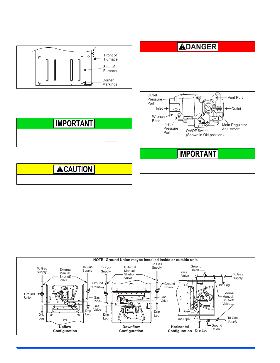 Danger | Thermo Pride Spirit Gas TG8S Single Stage PSC 80% User Manual | Page 10 / 32