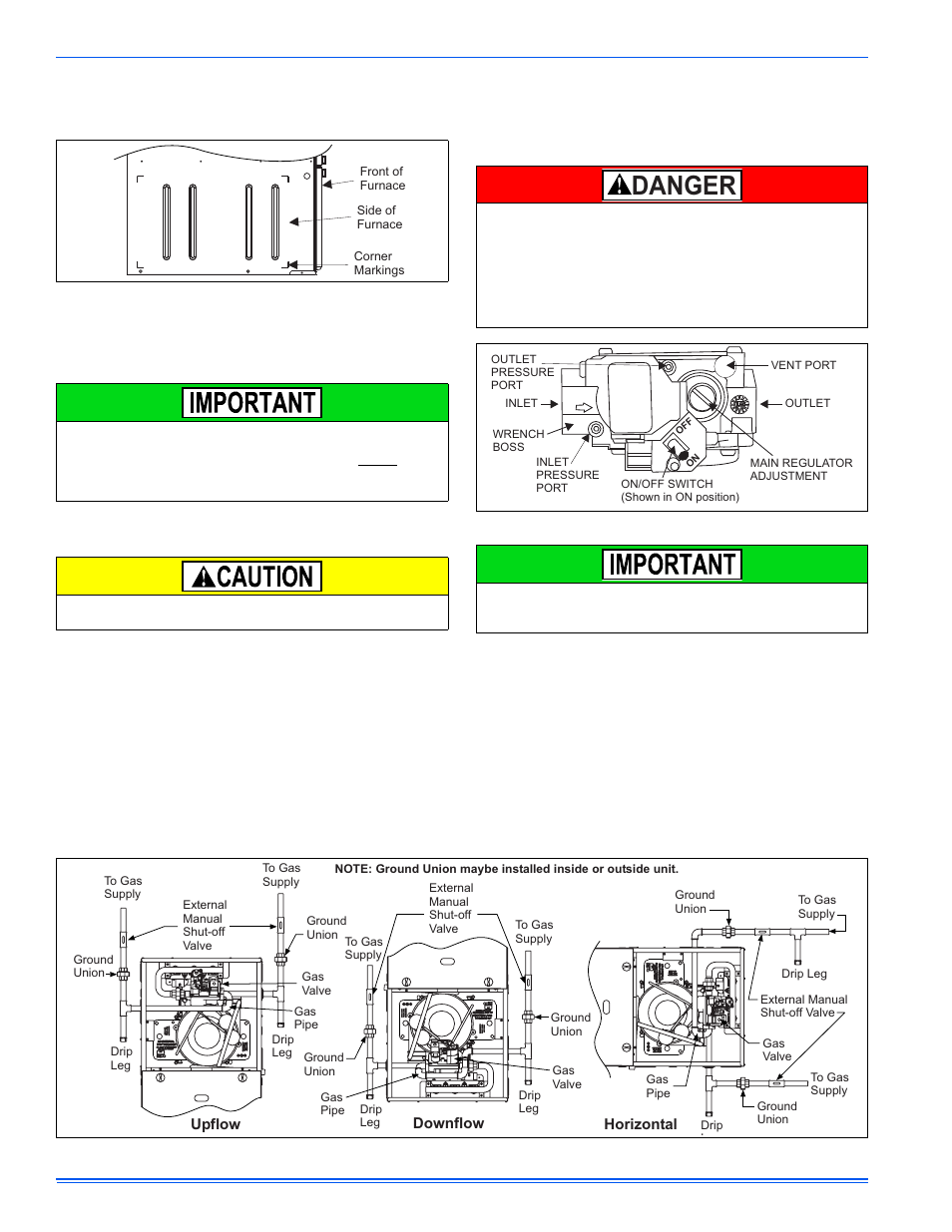 Danger | Thermo Pride Spirit Gas TG9S Single Stage PSC 95.5% User Manual | Page 10 / 42