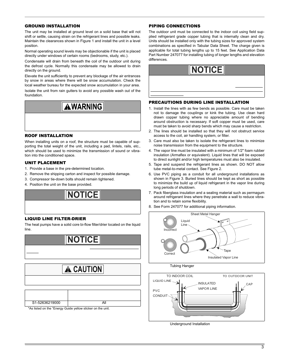 Notice | Thermo Pride LX-13 User Manual | Page 3 / 16