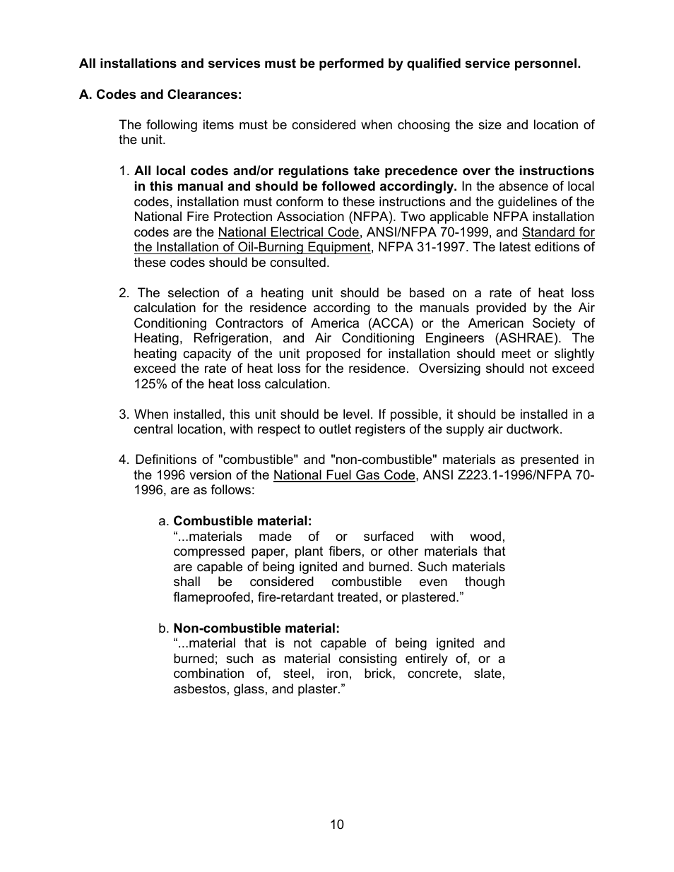 Thermo Pride MODEL OPA User Manual | Page 11 / 91