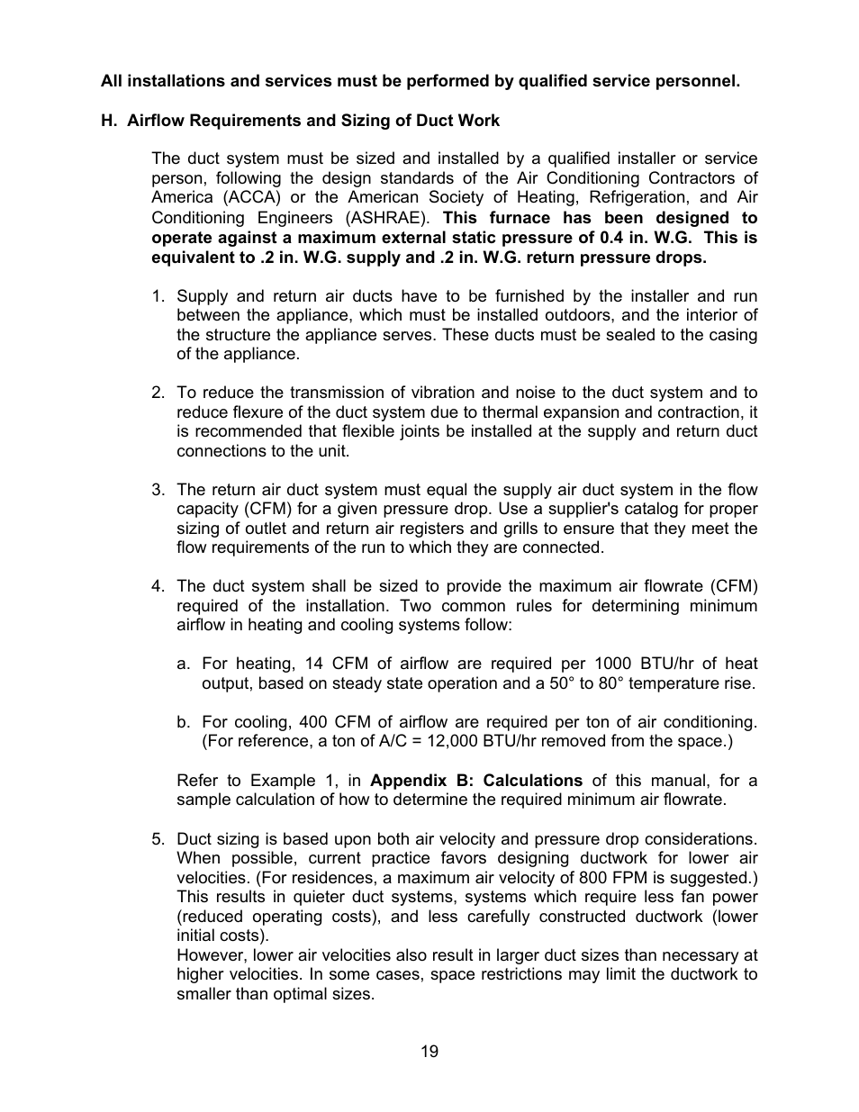 Thermo Pride MODEL OPA User Manual | Page 20 / 91