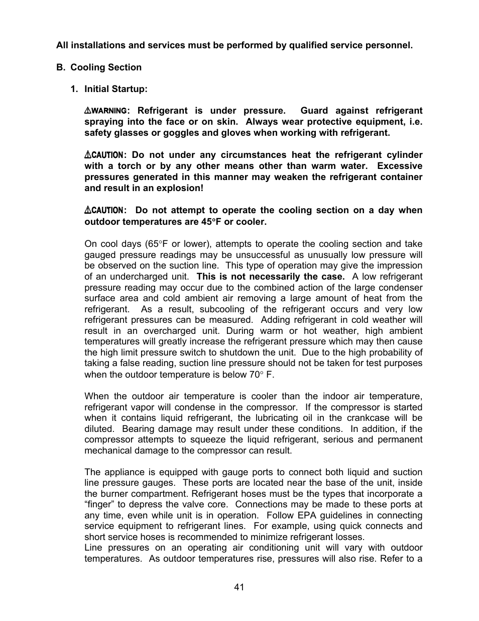Thermo Pride MODEL OPA User Manual | Page 42 / 91
