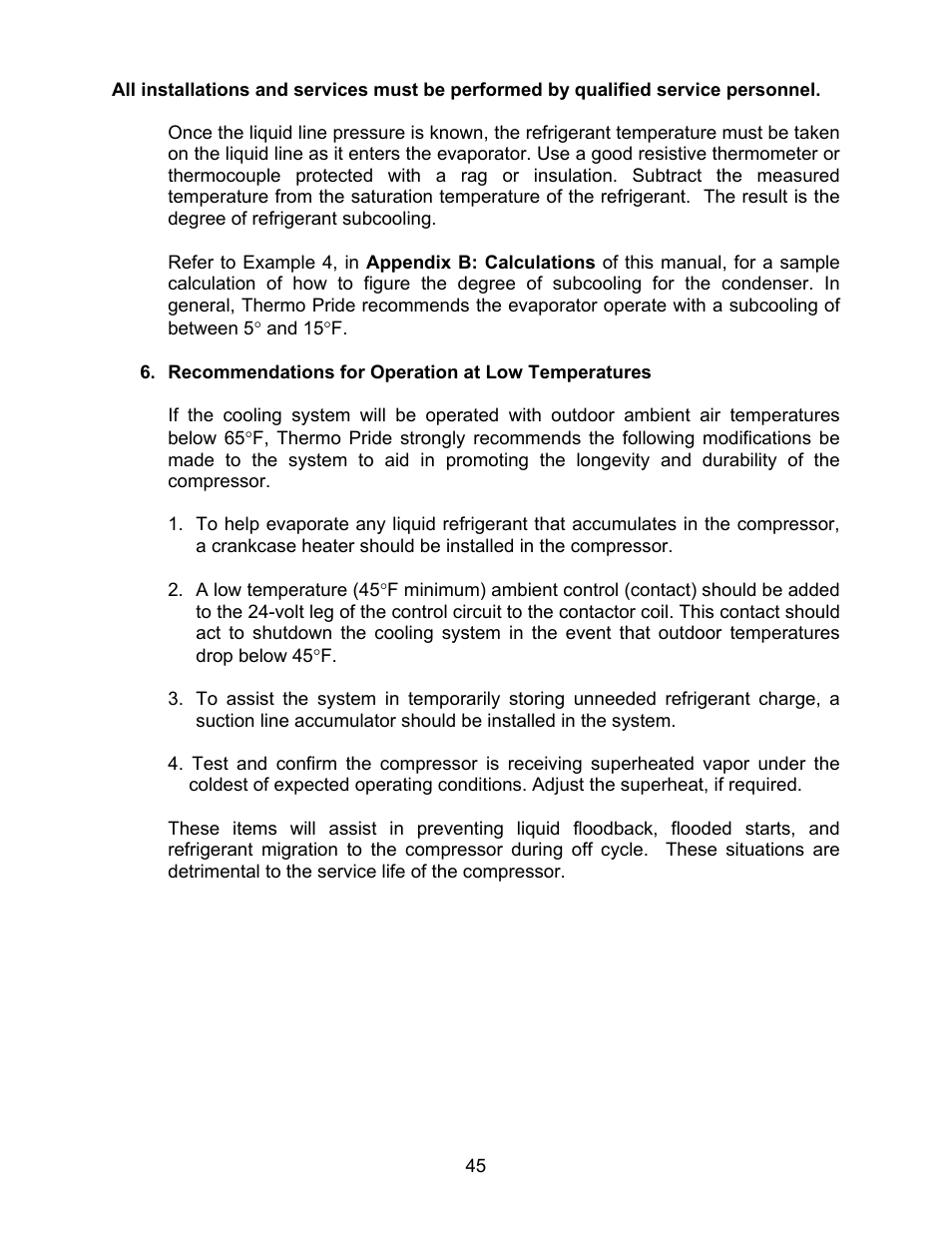 Thermo Pride MODEL OPA User Manual | Page 46 / 91