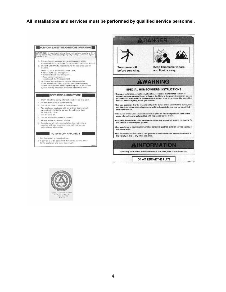 Thermo Pride MODEL OPA User Manual | Page 5 / 91
