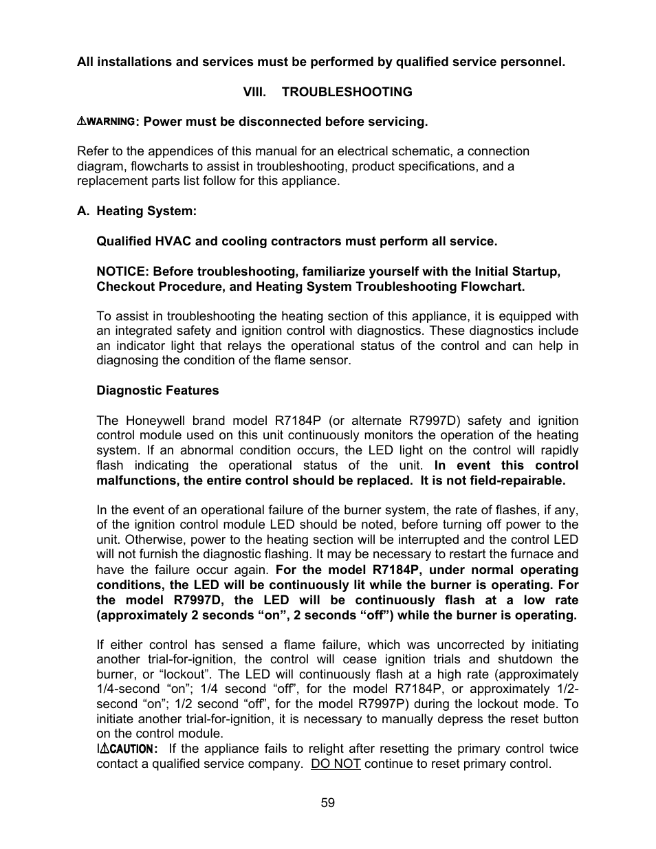Thermo Pride MODEL OPA User Manual | Page 60 / 91