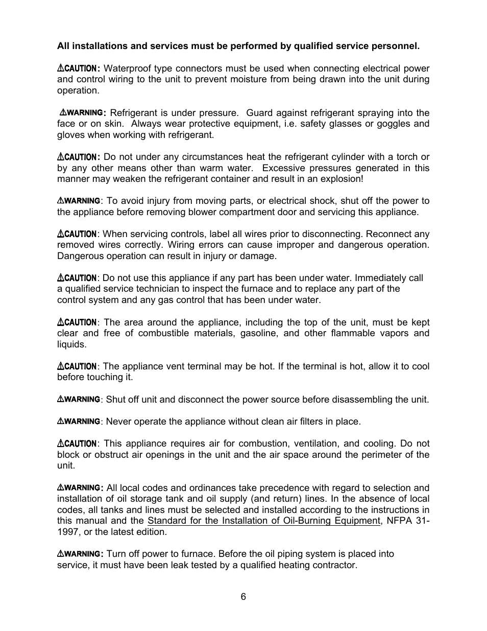 Thermo Pride MODEL OPA User Manual | Page 7 / 91