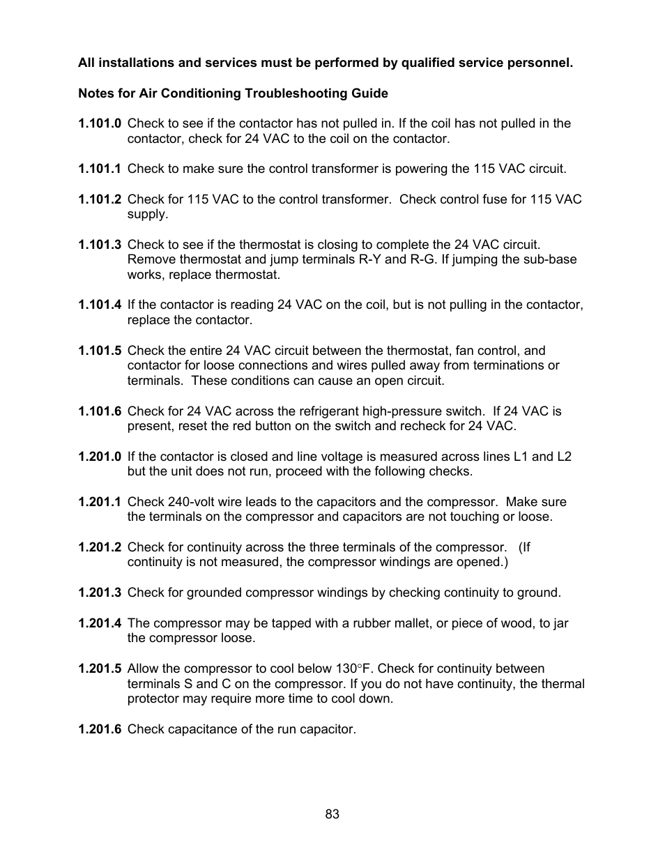 Thermo Pride MODEL OPA User Manual | Page 84 / 91