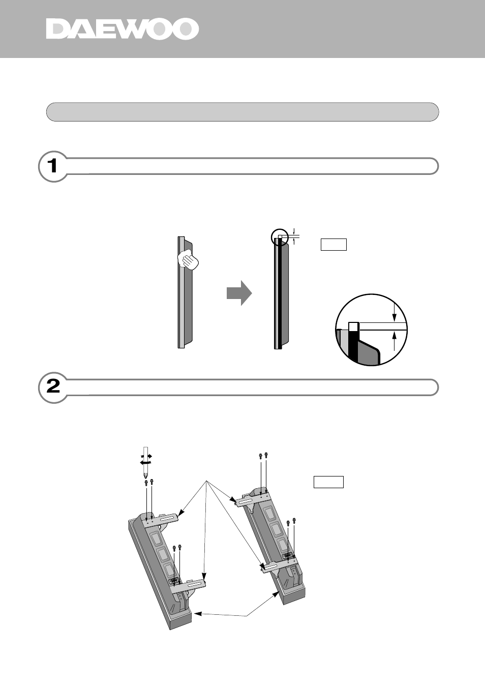 Assembling instructions | Daewoo DP-SP22 User Manual | Page 6 / 9
