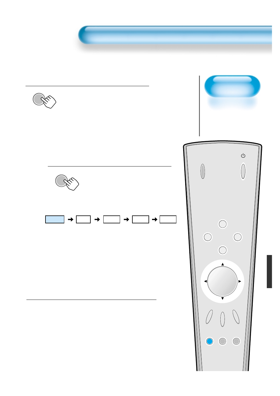 Select sound mode, Menu will disappear, Every press of the button changes modes | Adjusting auto sound mode | Daewoo DP - 42 GP User Manual | Page 28 / 35