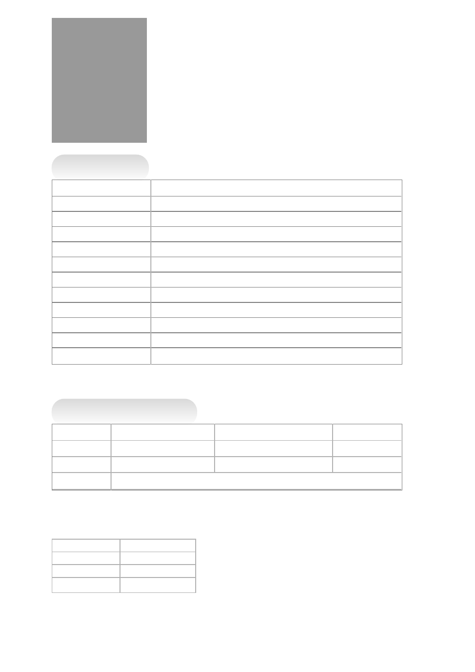 Specifications, Display unit, Input/output terminal | Daewoo DP - 42 GP User Manual | Page 35 / 35