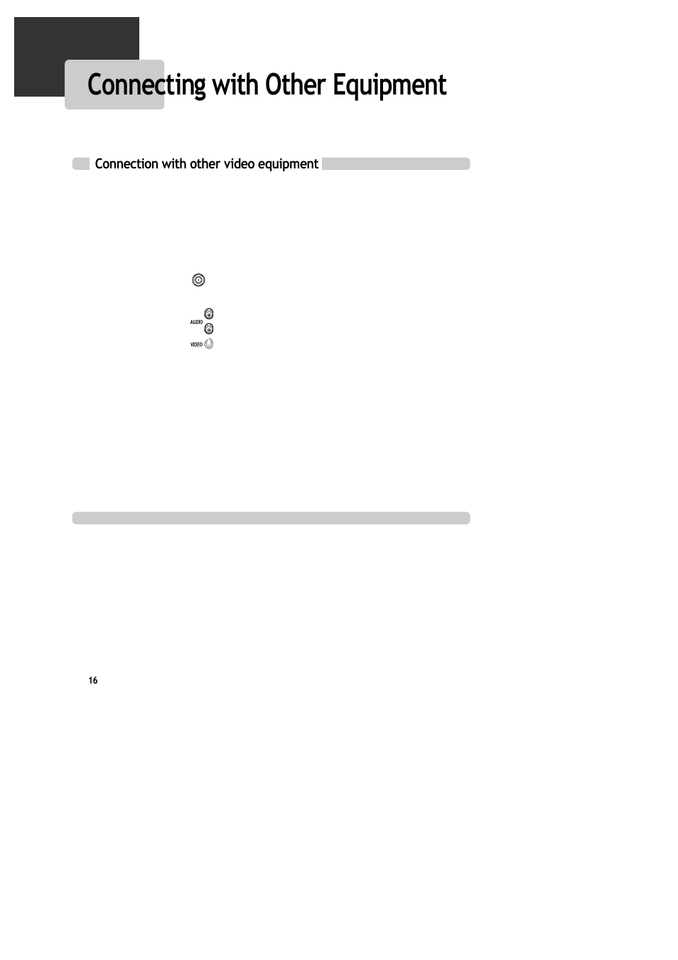 Connecting with other equipment | Daewoo DR-C913B User Manual | Page 17 / 66