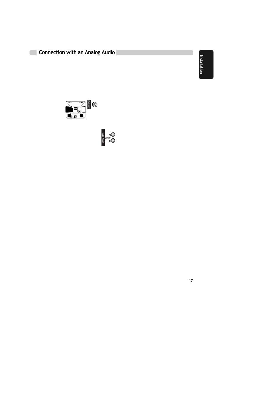 Connection with an analog audio | Daewoo DR-C913B User Manual | Page 18 / 66