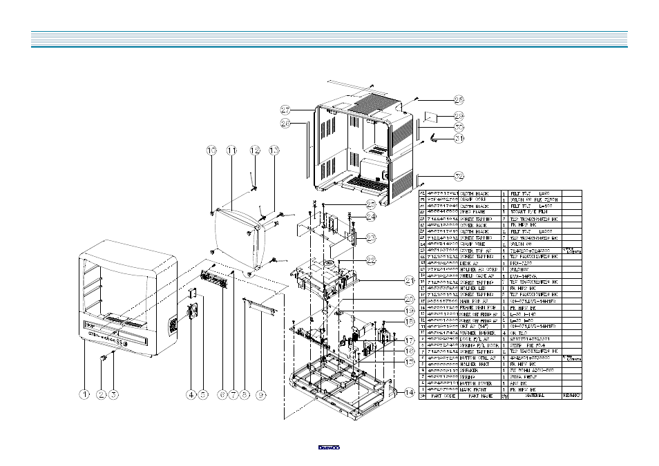 Dvq-13h2fc | Daewoo DVQ-13H1FC User Manual | Page 47 / 49