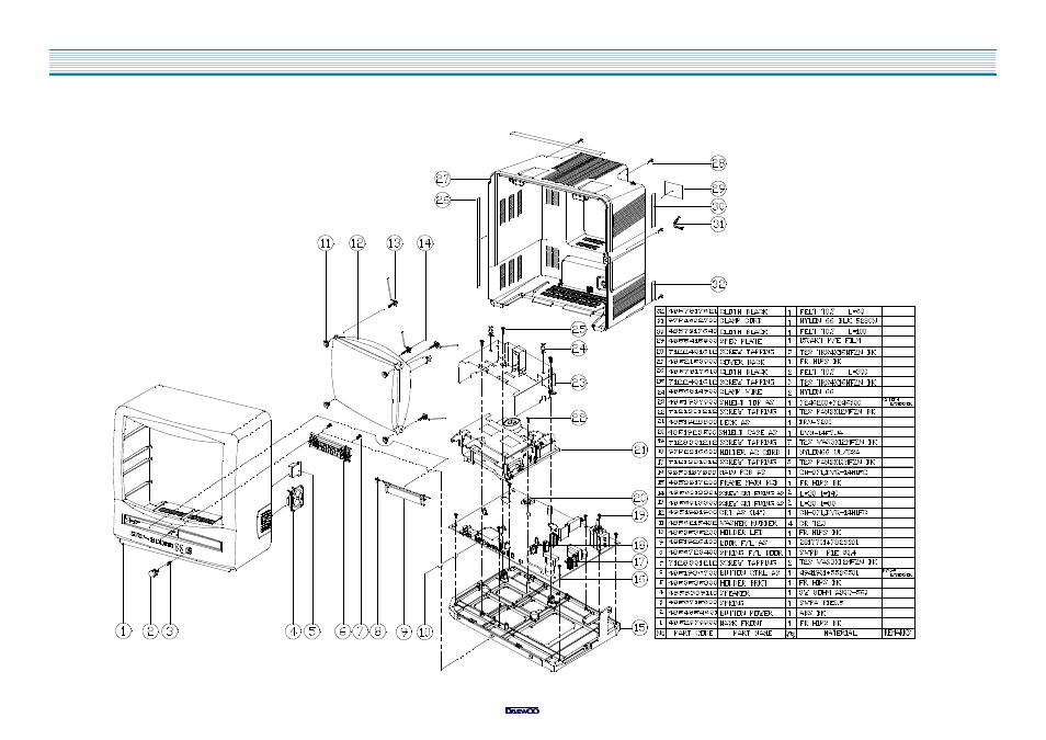 Dvq-13h1fc | Daewoo DVQ-13H1FC User Manual | Page 48 / 49