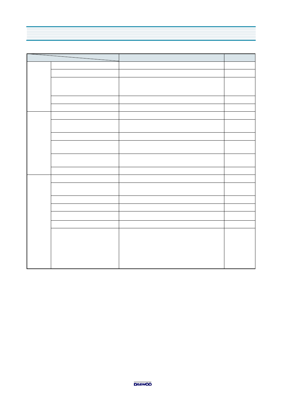 Specification | Daewoo DVQ-13H1FC User Manual | Page 6 / 49