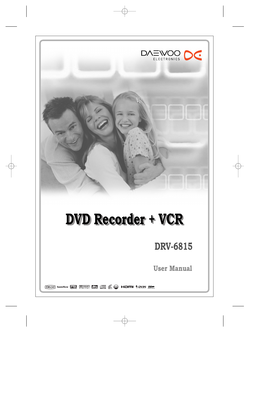 Daewoo DRV-6815 User Manual | 60 pages