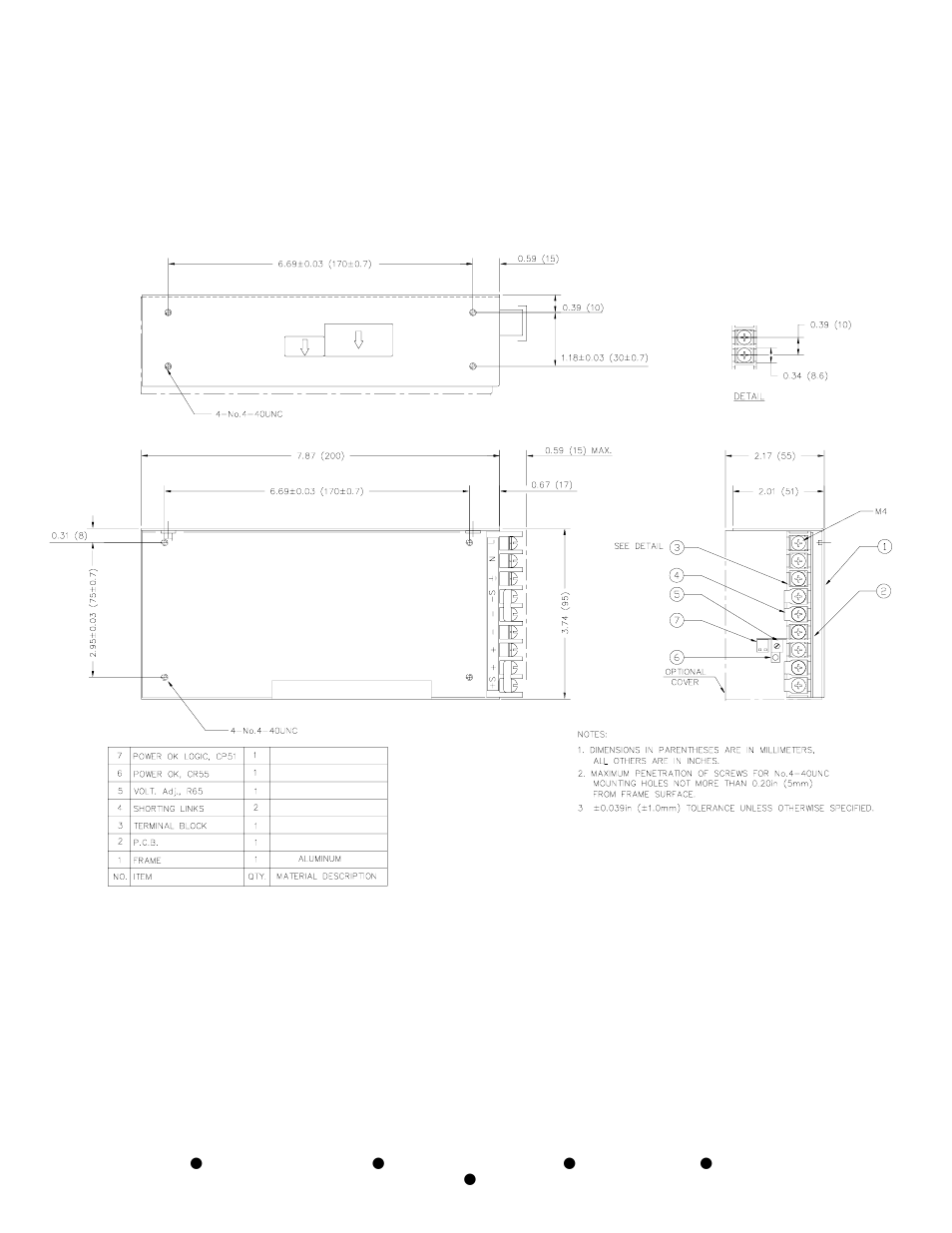 KEPCO FAW 150W Series User Manual | Page 4 / 4