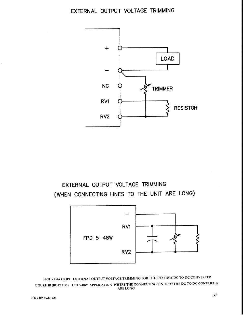 KEPCO FPD 5 Watts (24-48V d-c Input) User Manual | Page 7 / 12
