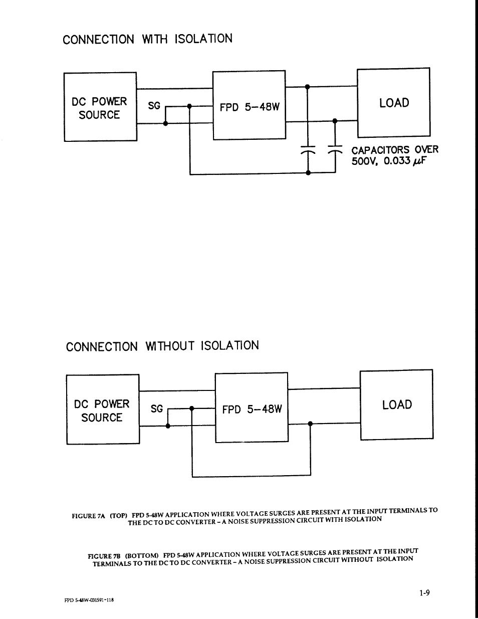 KEPCO FPD 5 Watts (24-48V d-c Input) User Manual | Page 9 / 12
