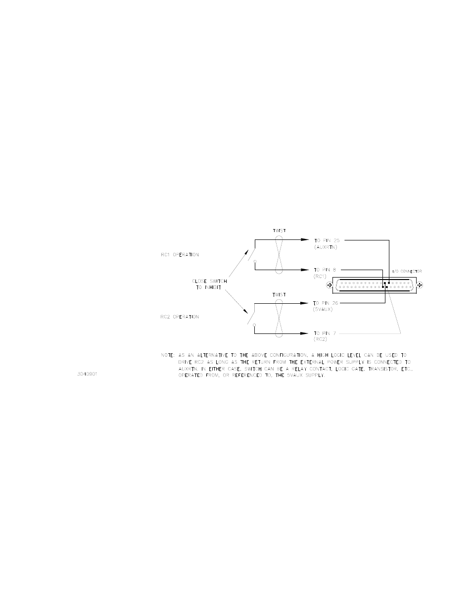 12 remote inhibit/remote reset controls, Figure 3-5. remote inhibit control operation, 13 module current monitor | Remote inhibit/remote reset controls -7, Module current monitor -7, Remote inhibit control operation -7, R. 3.12, R. 3.12). t | KEPCO HSP Series Operator Manual User Manual | Page 33 / 38