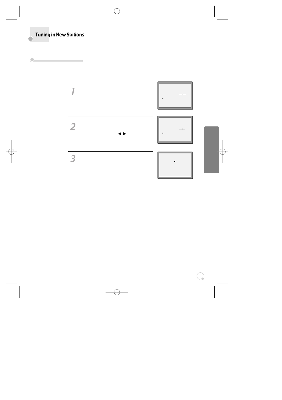 Station names, Tuning in new stations | Daewoo SG-9210P User Manual | Page 27 / 64