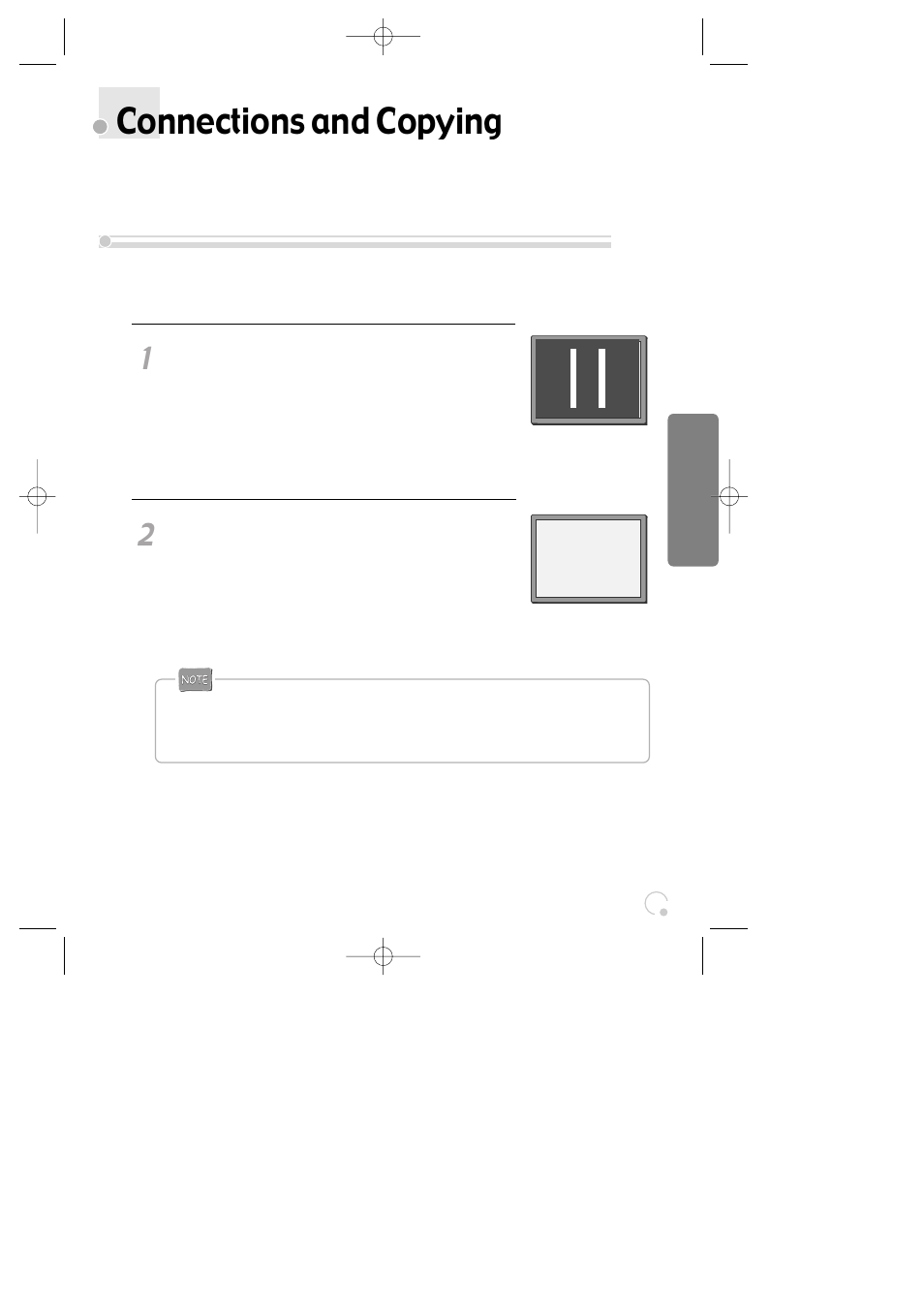 Connections and copying | Daewoo SG-9210P User Manual | Page 35 / 64