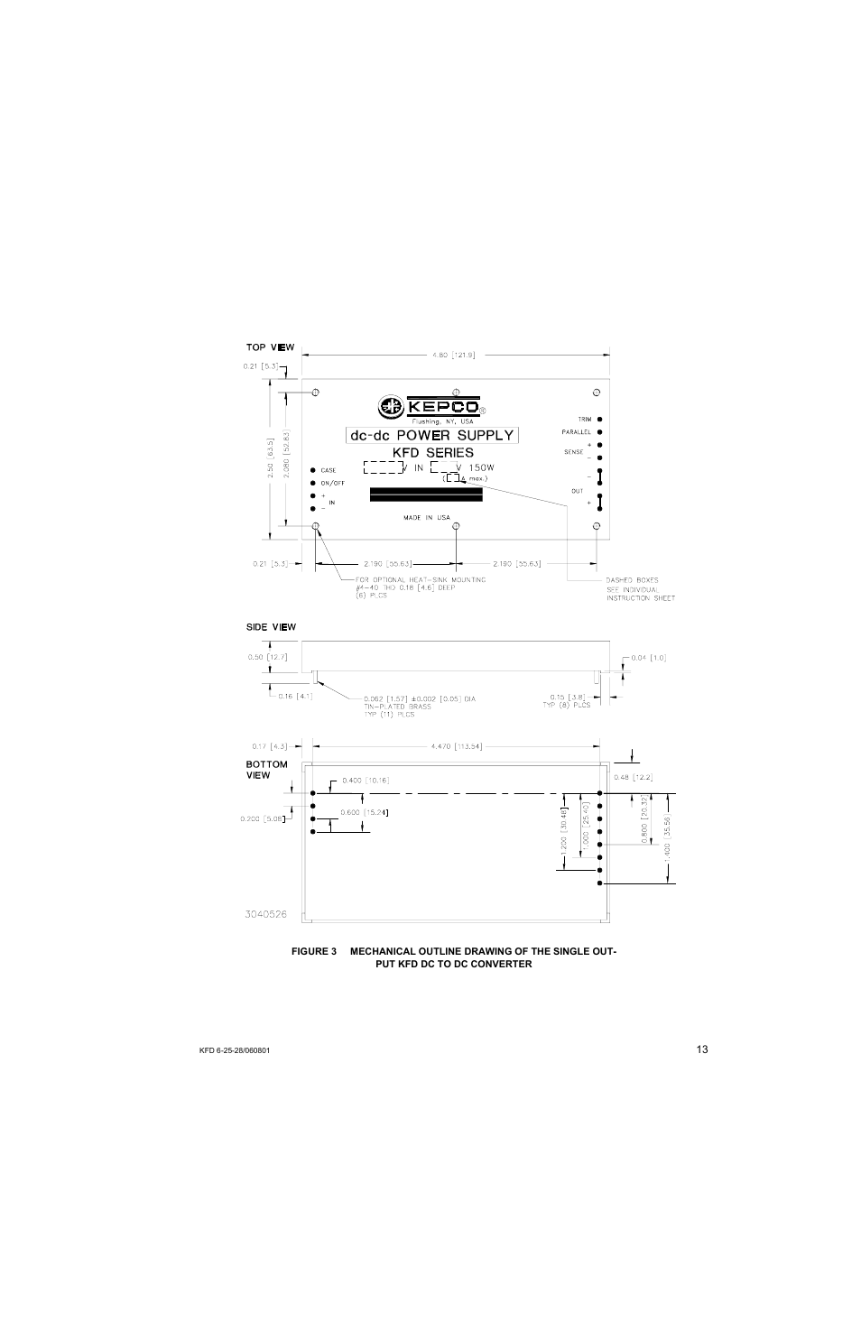 KEPCO KFD 6-25-28W User Manual | Page 17 / 28